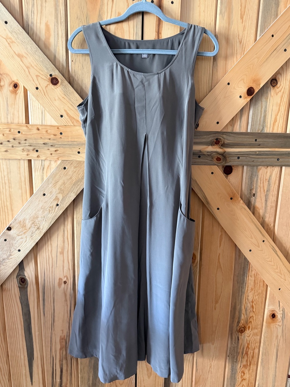 J. Jill Sleeveless Dress in Charcoal Gray